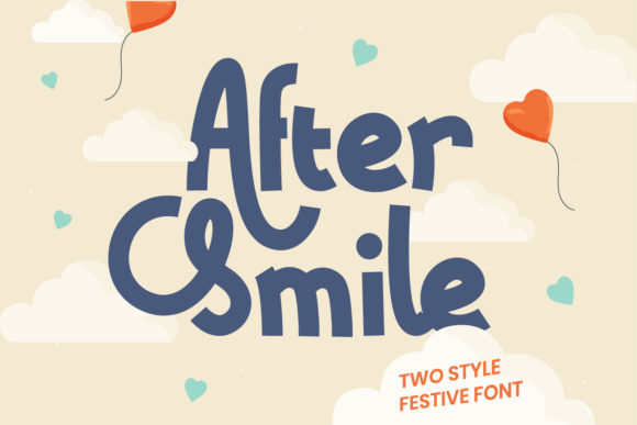 After Smile: A Display Font That Feels Like a Warm Welcome