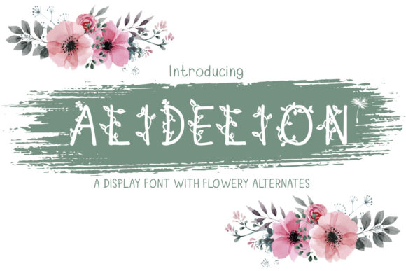 Alidelion: A Thoughtful Display Font for Digital Branding