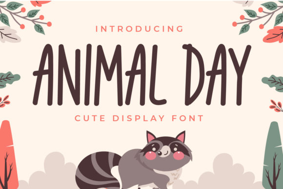 Animal Day: A Warm Display Font for Handmade Goods