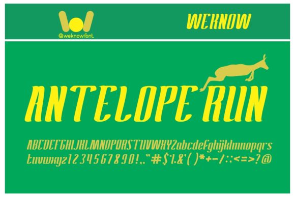 Antelope Run: A Display Font That Anchors Your Voice