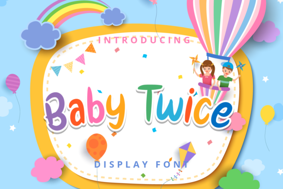 Baby Twice: A Playful Display Font for Editorial Design