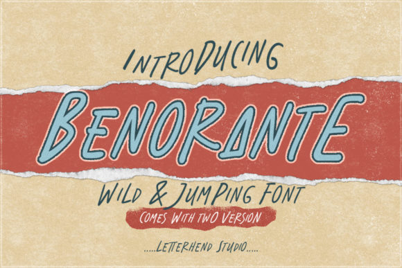 Benorante: A Playful Display Font That Builds Brand Trust