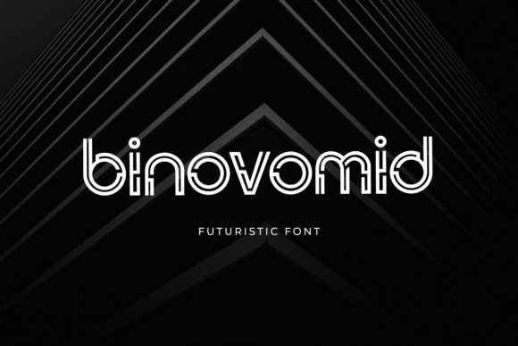 Binovomid: A Modern Display Font for Editorial Design