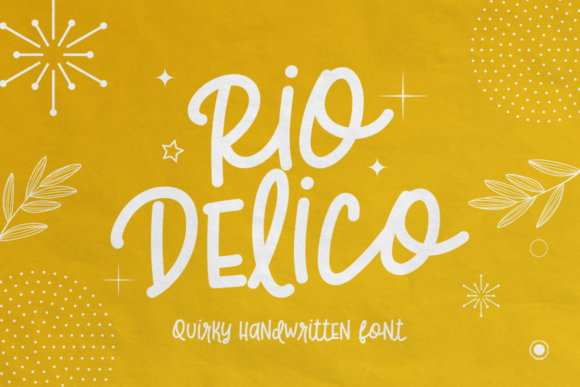 Bringing Rio Delico Font to Life in Handmade Designs