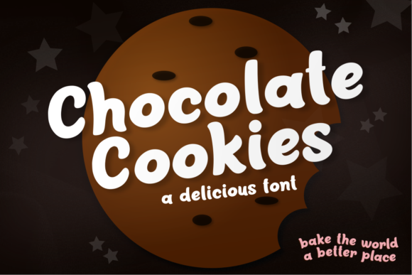 Chocolate Cookies Font: Bold, Sweet, Instantly Recognizable