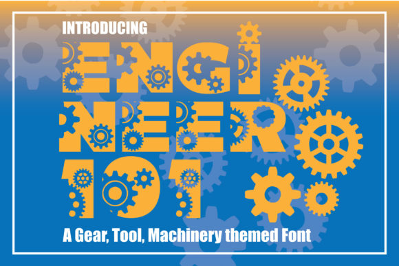 Engineer: A Playful Display Font for Editorial Design