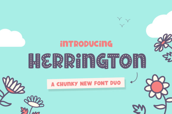 Herrington: A Display Font That Feels Like Sunshine on Paper