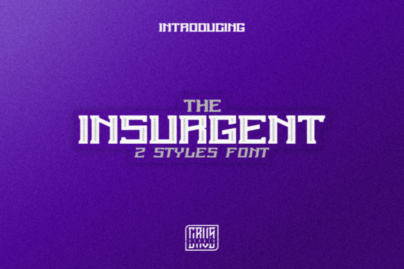 How a Bold Display Font Like Insurgent Transforms Small Brand Visuals