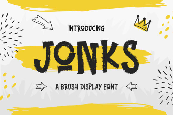 Jonks: A Display Font with Daring Editorial Character