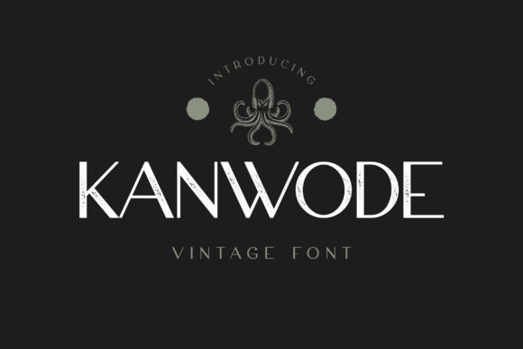 Kanwode: A Vintage Display Font for Business Branding