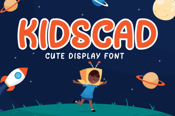 Kidscad: A Playful Display Font for Child-Focused Digital Experiences