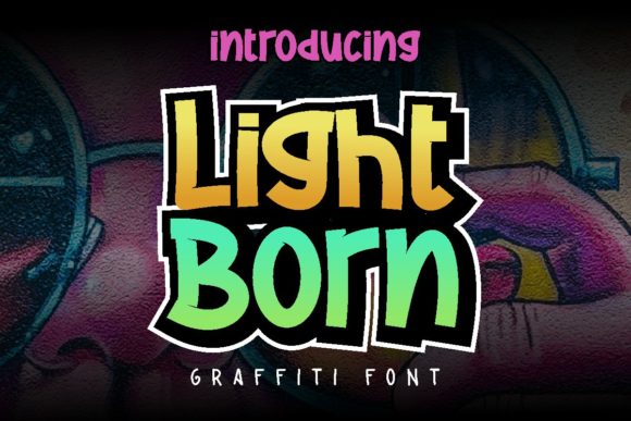 Light Born: A Playful Display Font for Handmade Brands