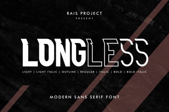 Longless: A Bold Display Font for Campaign Creatives