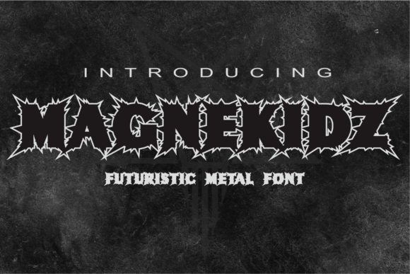 Magnekidz: A Daring Display Font for Bold Brand Identity