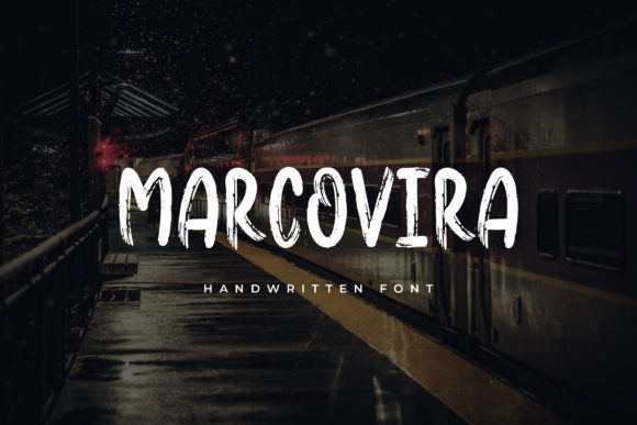 Marcovira: A Cool Display Font for Campaign Design