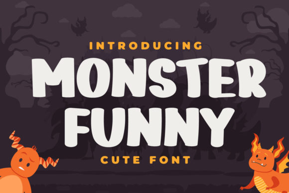 Monster Funny: A Quirky Display Font for Editorial Design