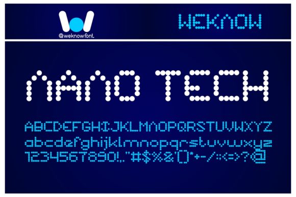 Nano: The Techno Display Font for Campaign Creators