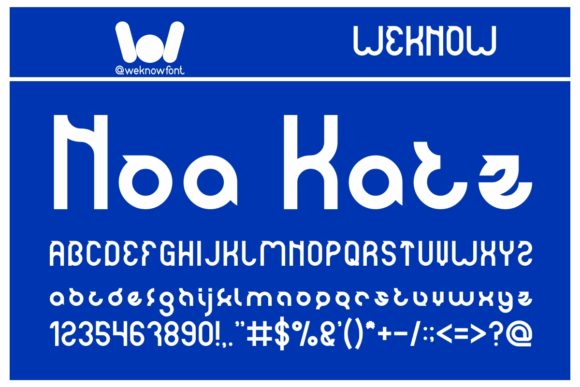 Noa Katz: A Techno Display Font That Makes Small Brands Look Big