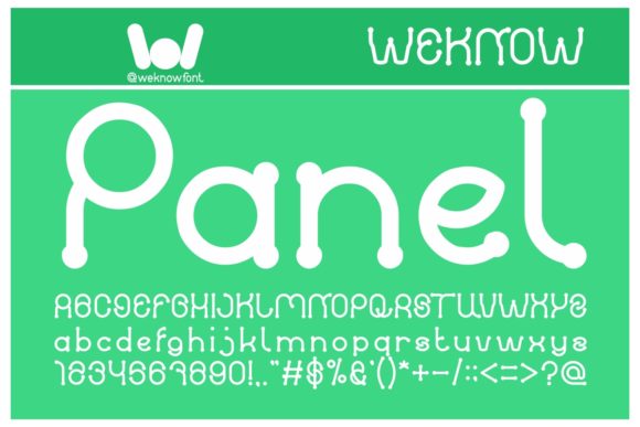 Panel: A Cute, Youthful Display Font for Your Brand