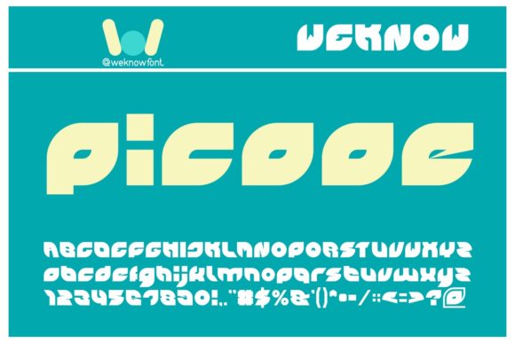 Picaae: A Stylish Display Font for Standout Branding