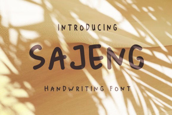 Sajeng: A Display Font with Quiet Java Grace
