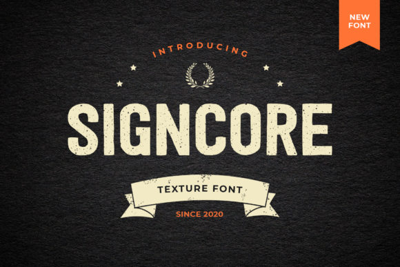 Signcore: A Bold Display Font for Scroll-Stopping Marketing