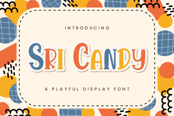 Sri Candy: A Playful Display Font for Editorial Design
