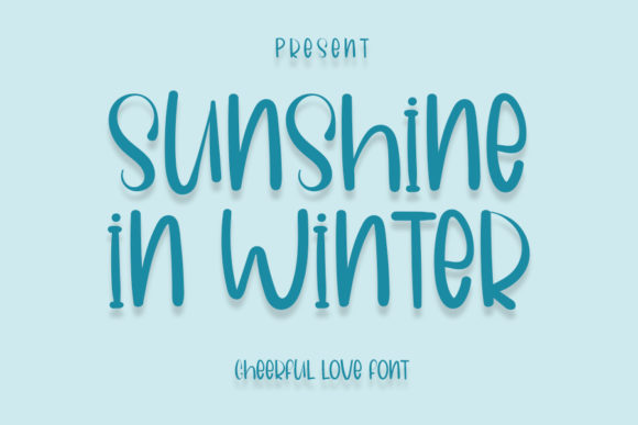 Sunshine in Winter: A Cheerful Display Font for Web Design
