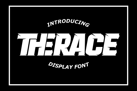 Therace Font: A Bold Display Typeface for Campaign Creatives