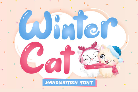 Winter Cat: A Joyful Display Font for Digital Brands